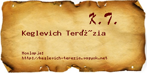 Keglevich Terézia névjegykártya